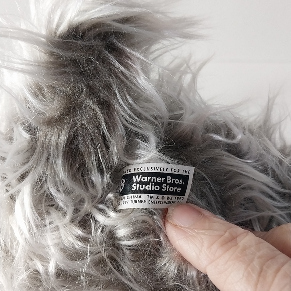 Vtg 1997 Warner Bros Exclusive Wizard Of Oz Realistic Toto Terrier Dog Plush - Picture 6 of 8